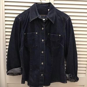 Liz Claiborne vintage jean shirt
